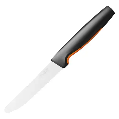 Cutit pentru tomate Fiskars Functional Form, 12 cm (Negru/Inox)
