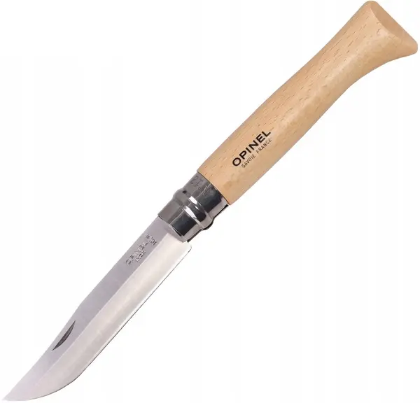 Cuțit pliabil Opinel Inox - №12, fag