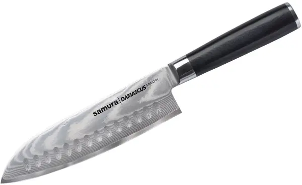 Cuțit Santoku Samura - Damascus, 18 cm, oțel damasc