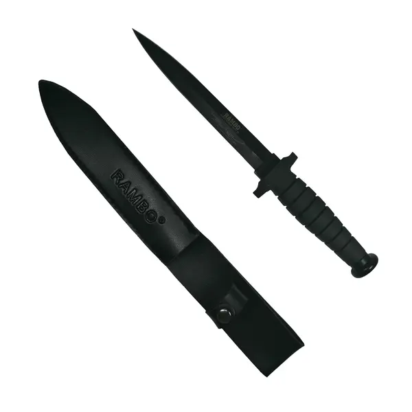 Cutit-Sting de vanatoare DEPOX , Rambo VI, Collector s Edition, negru, 30 cm