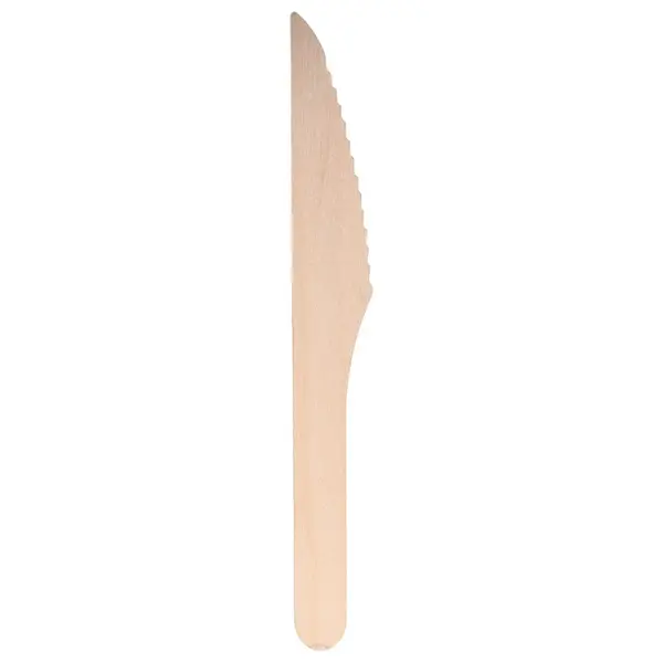 Cutite de Unica Folosinta, Biodegradabile, Lemn, 16 cm, 12 Buc