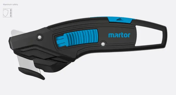 Cutter de siguranta Martor Secumax 370 lama ascunsa 10 mm adancime de taiere Cutter de siguranta Martor Secumax 370 lama ascunsa 10 mm adancime de taiere