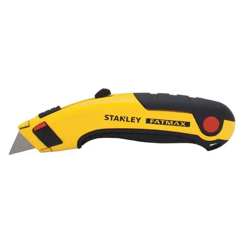 Cutter profesional metalic Stanley FATMAX 180mm, lama retractabila (Negru/Galben)