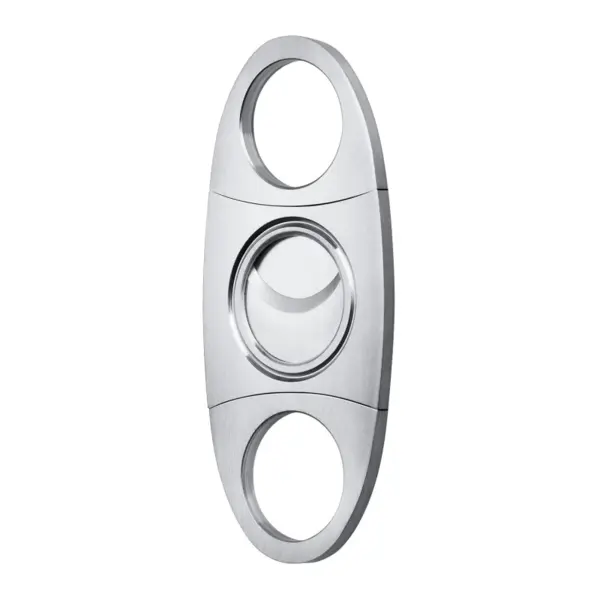 Cutter, Zamo®, pentru Taierea Trabucurilor, din Material Inoxidabil, 9.1 x 4cm, Gaura 22.66mm, Culoare Argintie