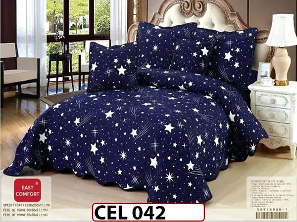 Cuvertura cu 5 piese din BUMBAC 100% - CEL042