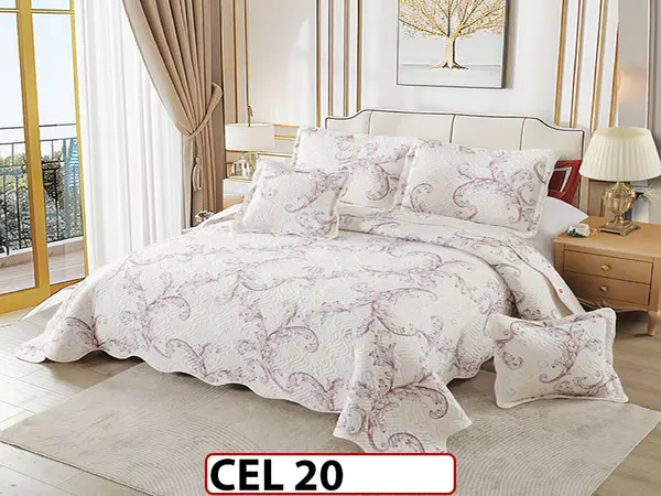 Cuvertura cu 5 piese din BUMBAC 100% - CEL20