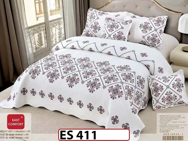Cuvertura cu 5 piese din BUMBAC 100% - ES 411
