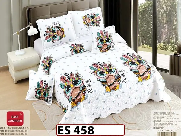 Cuvertura cu 5 piese din BUMBAC 100% - ES 458