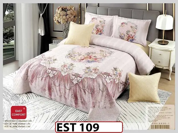 Cuvertura cu 5 piese din Catifea - EST109
