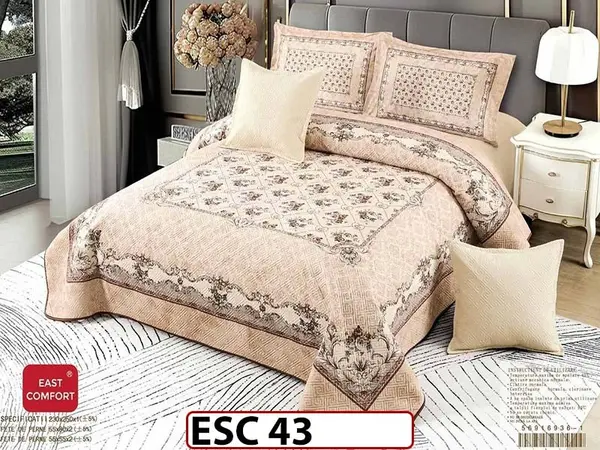 Cuvertură de pat din catifea cu 5 Piese - ESC 43