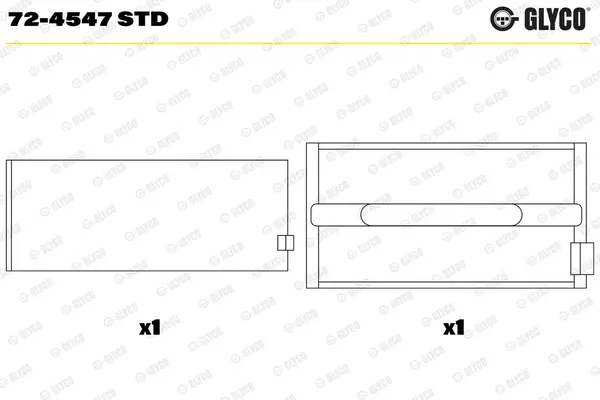 Cuzinet arbore cotit GLYCO 72-4547 STD