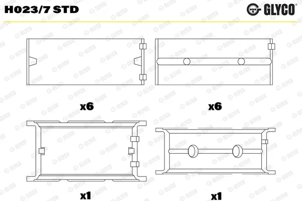 Cuzinet arbore cotit GLYCO H023/7 STD