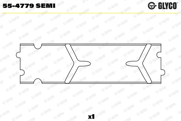 cuzinet, arbore GLYCO 55-4779 SEMI
