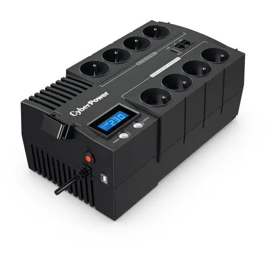 Cyber Power Sursa de alimentare neintreruptibila, CyberPower BR1000ELCD-FR, 1000VA, 600W, USB