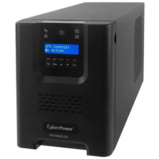 Cyber Power UPS Cyber Power PR1000ELCD, 1000 VA, 900 W, AVR, LCD Display, Line Interactive