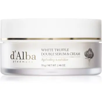 d'Alba White Truffle Double Serum & Cream cremă de zi și ser cu efect de fermitate 2 in 1