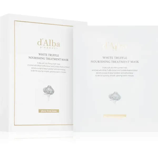 d'Alba White Truffle Nourishing Treatment Mask mască facială intens hidratantă cu efect calmant 5x25 ml
