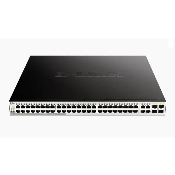 D-Link D-Link 52-Port PoE Gigabit Smart Switch 370W PoE including 4 x SFP