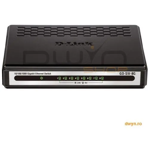 D-Link D-Link, Switch Desktop 24 porturi 10/100/1000, plastic, D-LinkGO