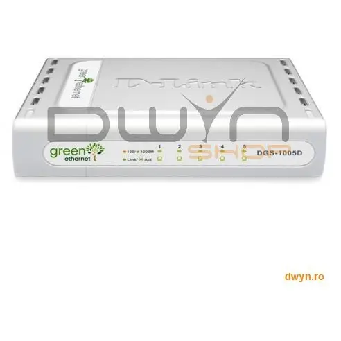D-Link D-Link, Switch Desktop 5 porturi 10/100/1000
