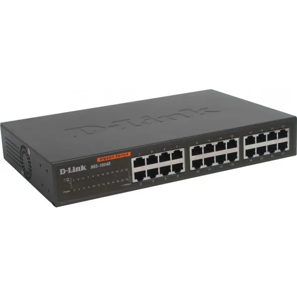D-Link D-Link Switch GigabitEthernet 24 porturi 10 100 1000Mbps DLINK DGS-1024D E