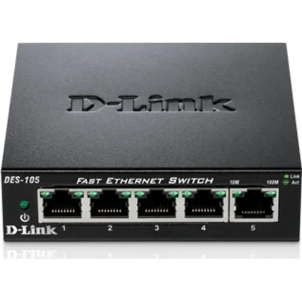 D-Link Switch D-Link DES-105 5 porturi Fast Ethernet