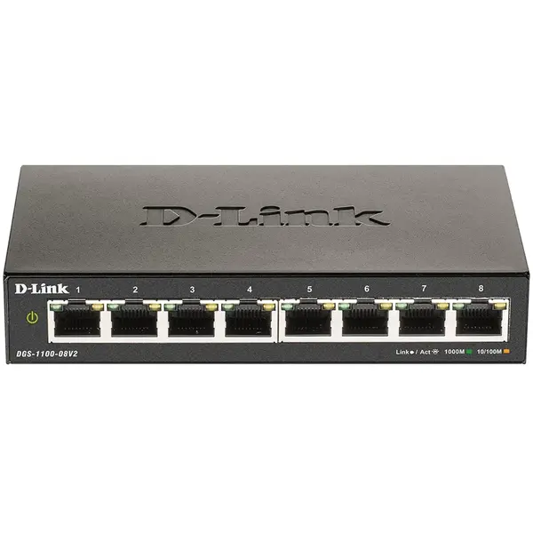 D-Link Switch D-Link DGS-1100-08V2, 8 ports Gigabit
