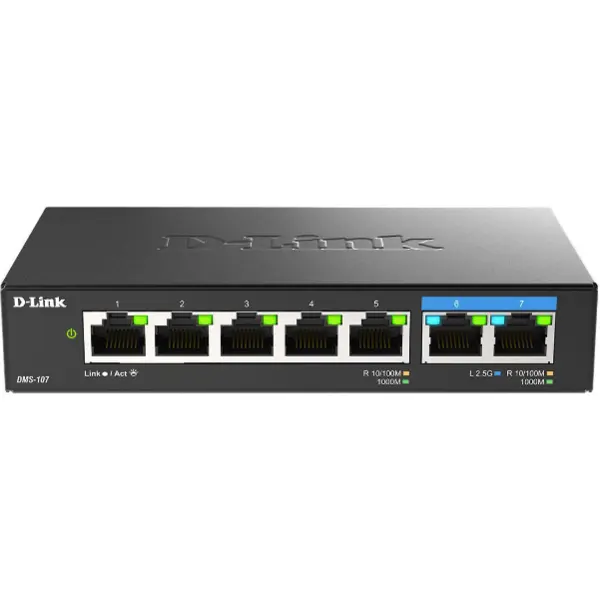 D-Link SWITCH D-Link DMS-107 UNMANAGED, 7 porturi