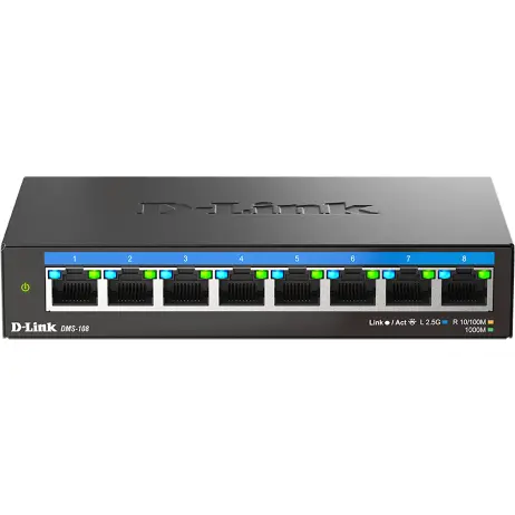D-Link Switch D-Link DMS-108, 8 porturi