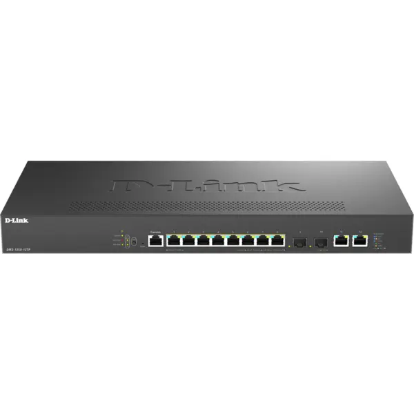 D-Link Switch D-Link DMS-1250-12TP, 8 porturi Gigabit, 2 porturi SFP+
