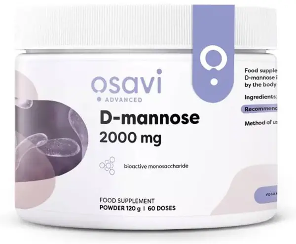 D-Mannose, 2000 mg, 120 g, Osavi
