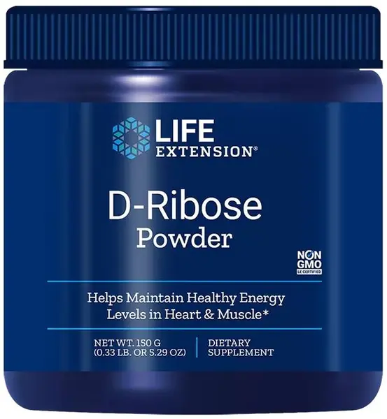 D-Ribose Powder, 150 g, Life Extension