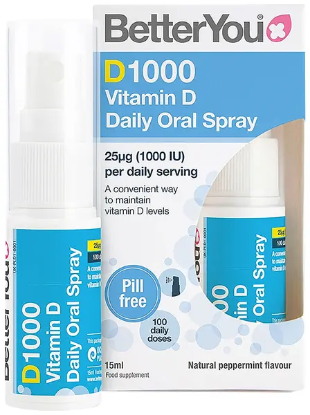 D1000 Spray oral, 15 ml, 100 de doze zilnice, Better You