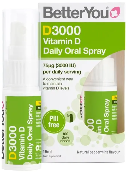 D3000 Spray oral, 15 ml, 100 doze zilnice, Better You