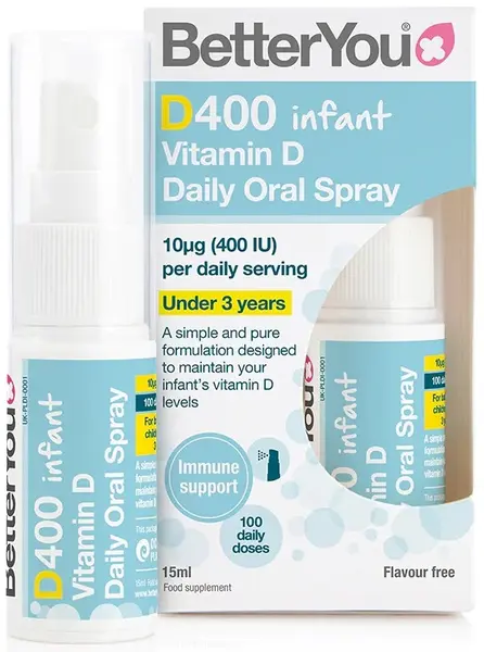 D400 Infant Spray oral, 15 ml, 100 doze zilnice, Better You
