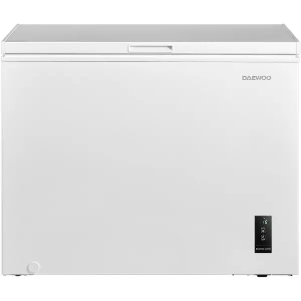 Daewoo Lada frigorifica Daewoo FF-324MEW, 246 l, Control digital, Clasa E, Conversie frigider-congelator, Alb