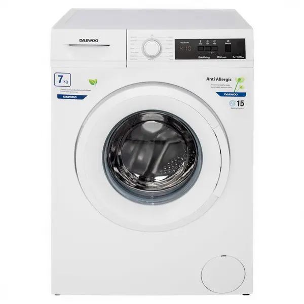 Daewoo Masina de spalat rufe Daewoo DWD-FV2021-3, 7 kg, 1000 rpm, clasa D, 15 programe, Alb