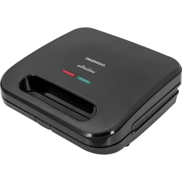 Daewoo Sandwich maker 3in1 Daewoo DSM300, Putere 800W, Placi neaderente, Placi Interschimbabile. sandwich, gofre, grill, indicator luminos incalzire, termostat, maner Cool Touch, clapeta de blocare