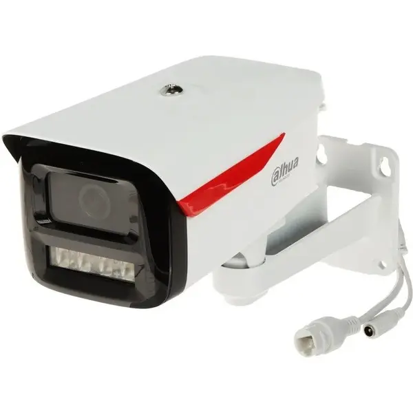 Dahua Camera de supraveghere IP Dahua IPC-HFW2249M-S-LED-0360B-B-PRO, 2MP, Full-Color, lentila 3.6 mm, IR LED alb 50m, microfon, audio in/out, PoE, IP67, WizSense