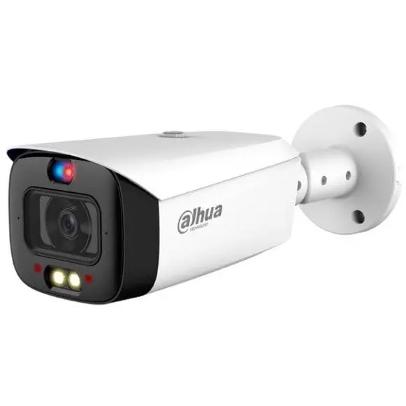 Dahua Camera IP Dahua WizSense, 8MP, lentila varifocala 2.7-13.5mm, Iluminare duala LED 40m si IR 50m, Alarma audio si stroboscopica