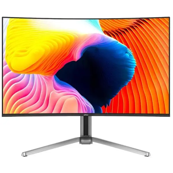 Dahua Monitor Gaming QD-OLED Dahua 31.5 DHI-LM32-GO43A, UHD (3840 × 2160) HDMI, DisplayPort, Ecran Curbat, Boxe, 165 Hz, 0.03 ms, Gri