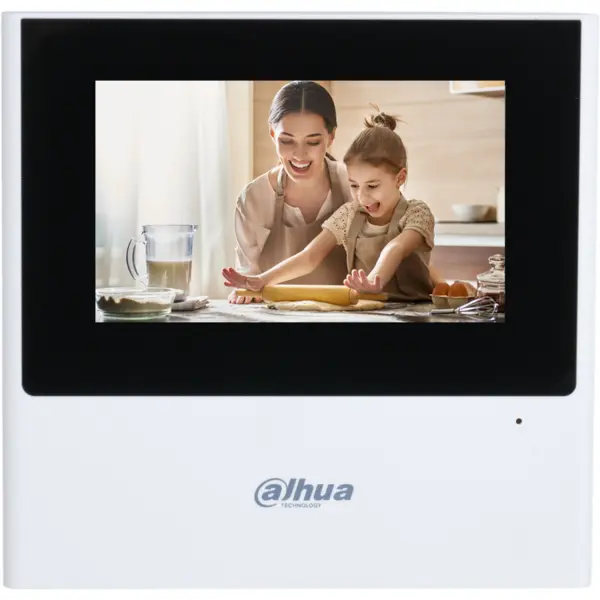 Dahua Monitor interior IP & Wi-Fi, Dahua VTH2611L-WP, 4.3, Alb