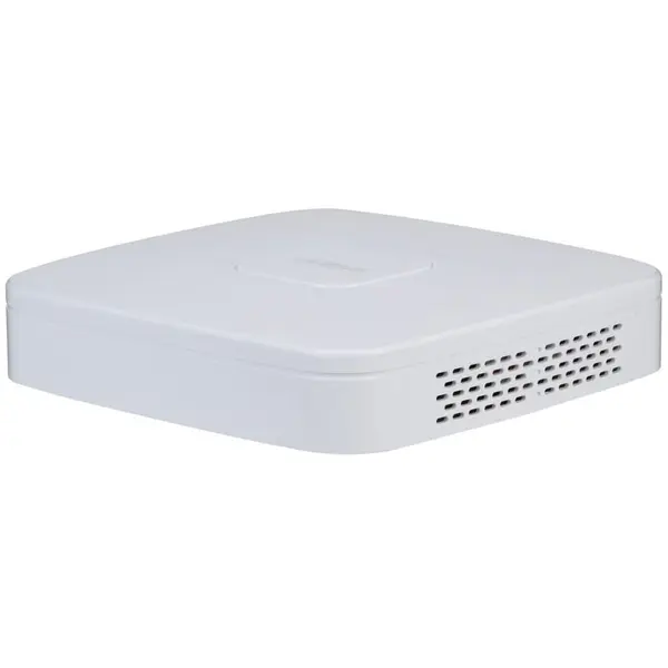 Dahua Sistem NVR Dahua Technology NVR2104-4KS3, 4 canale 1U, pana la 12MP, latime de banda 80Mbps, SMD, Protectie perimetru, 1 slot SATA
