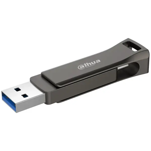 Dahua Stick de memorie Dahua P629, Capacitate 128 GB, USB si USB-C,Gri, DHI-USB-P629-32-128GB