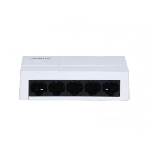 Dahua Switch Dahua PFS3005-5GT-L-V2, 5 porturi, Alb