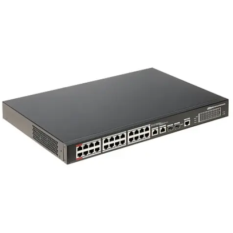 Dahua Switch PFS4226-24ET-360-V3, Dahua, 360 W, 440 x 300 x 44 mm