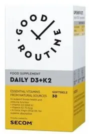 Daily D3 +K2 Good Routine 30 capsule Secom
