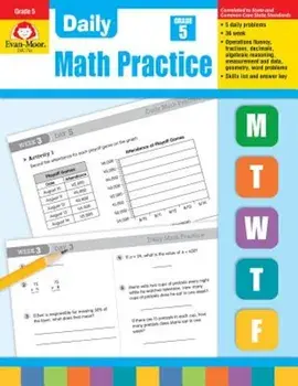 Daily Math Practice, Grade 5, Paperback/Evan-Moor Educational Publishers