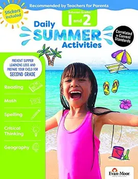 Daily Summer Activities: Moving from 1st Grade to 2nd Grade, Grades 1-2, Paperback/Evan-Moor Educational Publishers