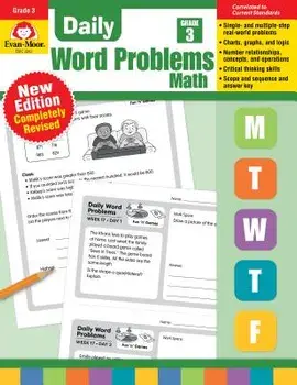 Daily Word Problems, Grade 3, Paperback/Evan-Moor